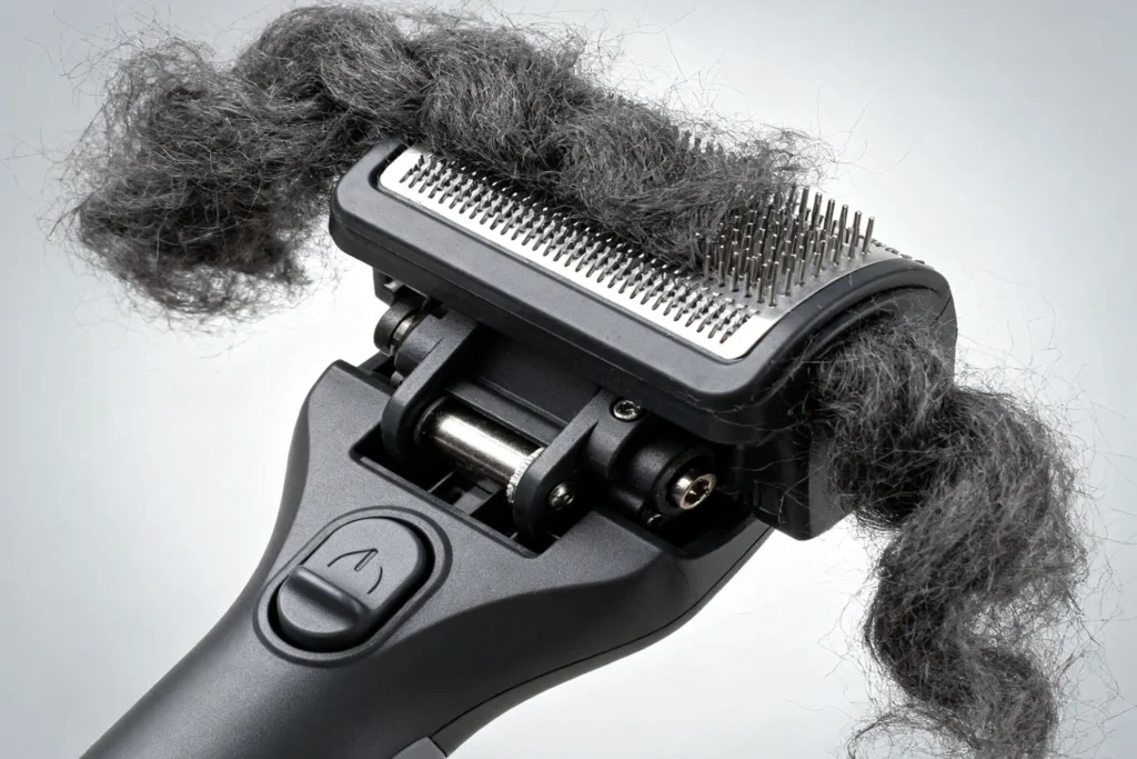 Best Pet Grooming Tools for Shedding - Hertzko Self Cleaning Slicker Brush